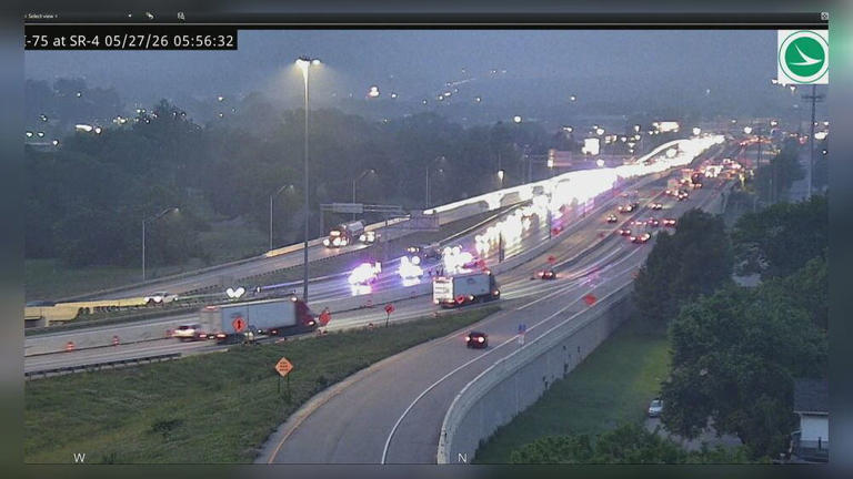 Update: All lanes back open on I-75 after crash involving semi