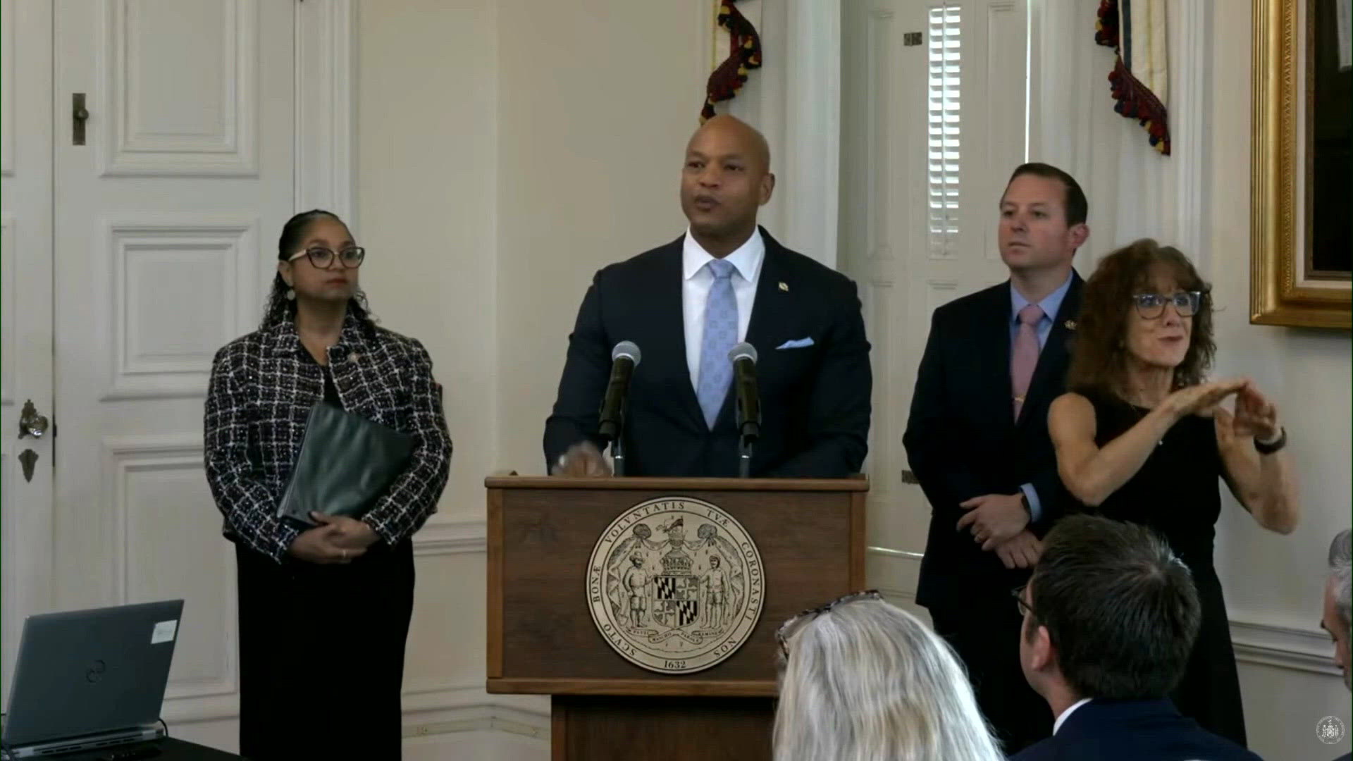 Maryland Governor Wes Moore signs two bills into law