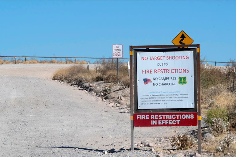 Critical fire warnings issued—exercise extreme caution