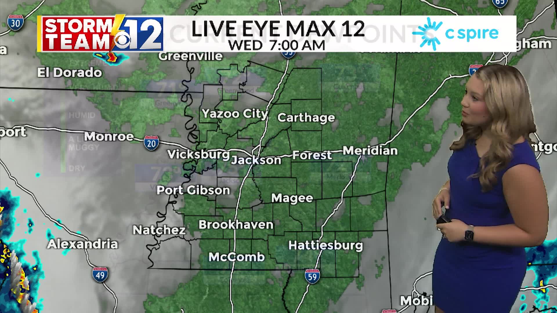 7 AM Wednesday weather update