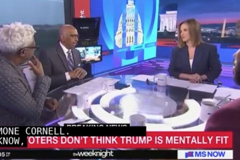 MS NOW interrupts regular program to humiliate Donald Trump's weight
