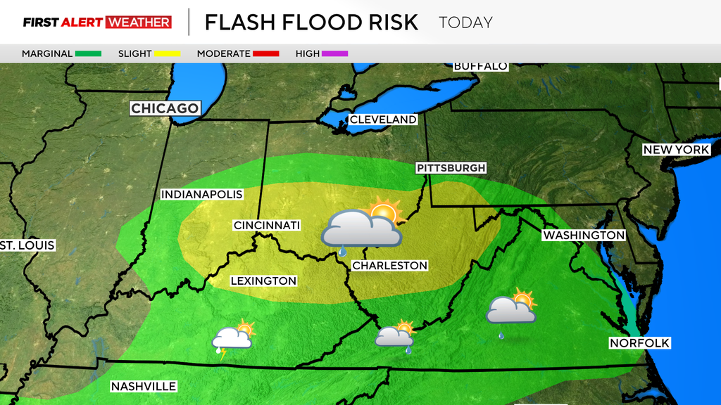 Flood watches are in place for parts of the Pittsburgh area