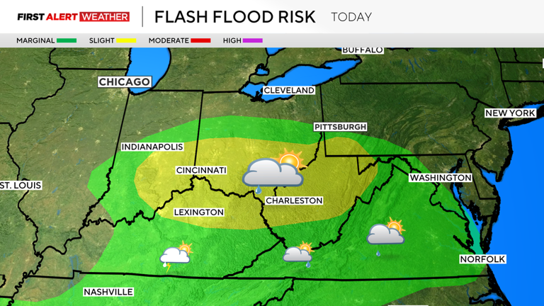 Flood watches are in place for parts of the Pittsburgh area