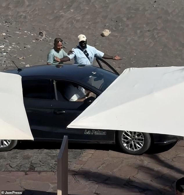 Moment hapless holidaymaker gets hire car stuck in sand after driving ...