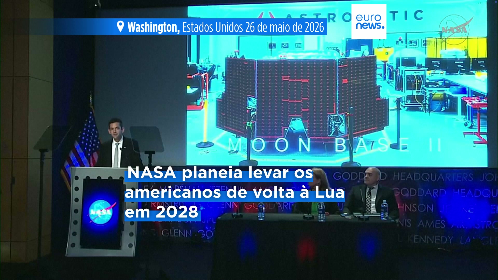 NASA apresenta próximos passos para construção de nova base lunar tripulada