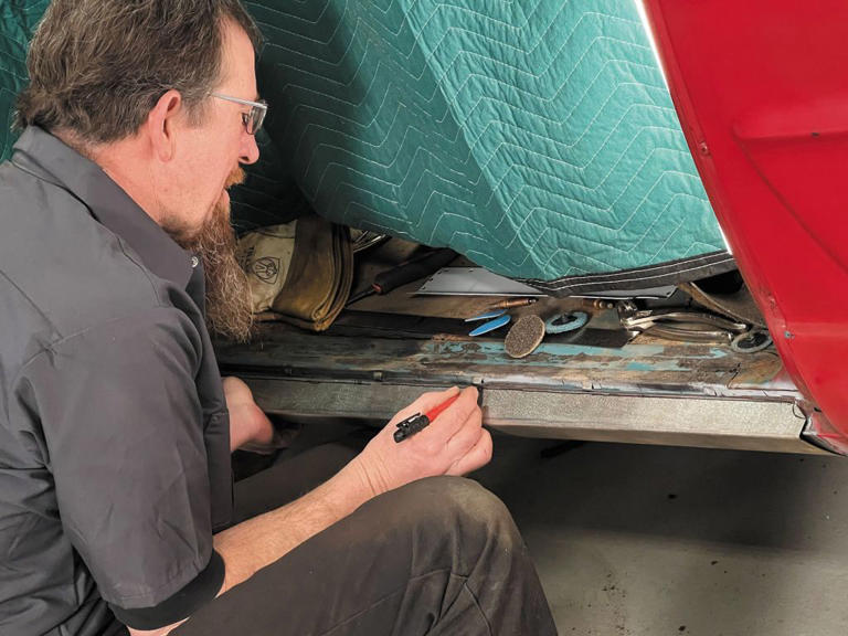 How to fabricate and install a replacement rocker panel
