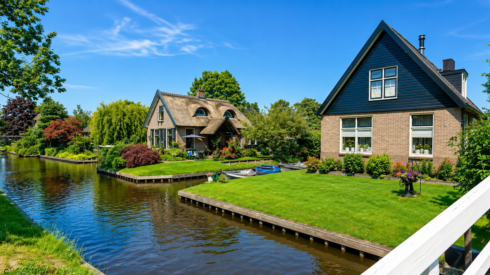Giethoorn Netherlands reveals the charm of canal village life (4K)
