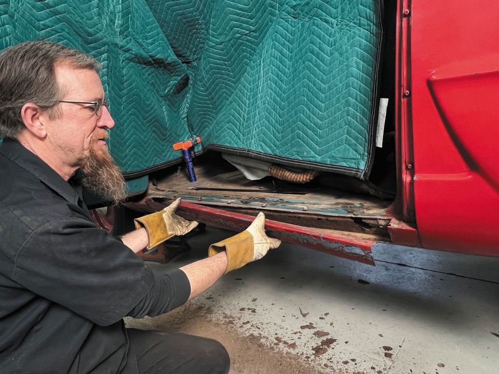 How to fabricate and install a replacement rocker panel