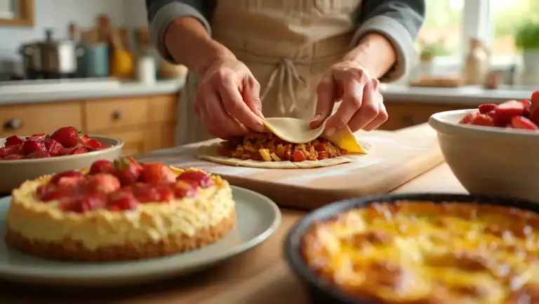 Menu végétarien, 27 mai : chaussons italiens croustillants, clafoutis ...