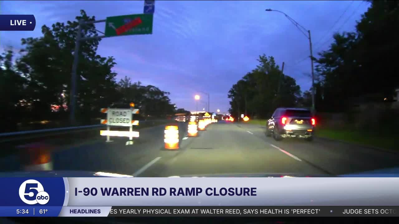 Another ramp closes along Interstate 90