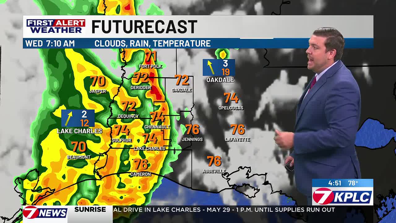 First alert forecast: Stormy start to our Wednesday, slightly drier ...