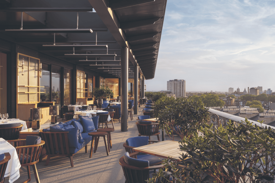 Sunshine spritzes! The best rooftop bars in Kensington and Chelsea