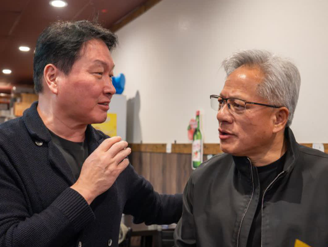 둘이 만나면 시총 1경원…최태원·젠슨 황, 이번엔 여기서 깐부회동