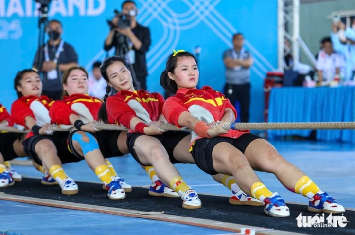Việt Nam thắng Thái Lan ở Giải vô địch kéo co thế giới