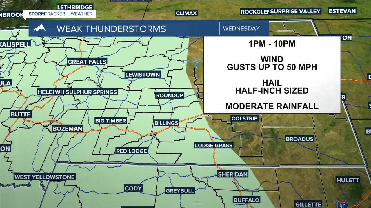 Q2 Billings area weather: Above-average temperatures continue Wednesday