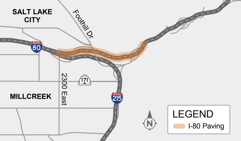 UDOT announces I-80, I-215 road closures and lane reductions