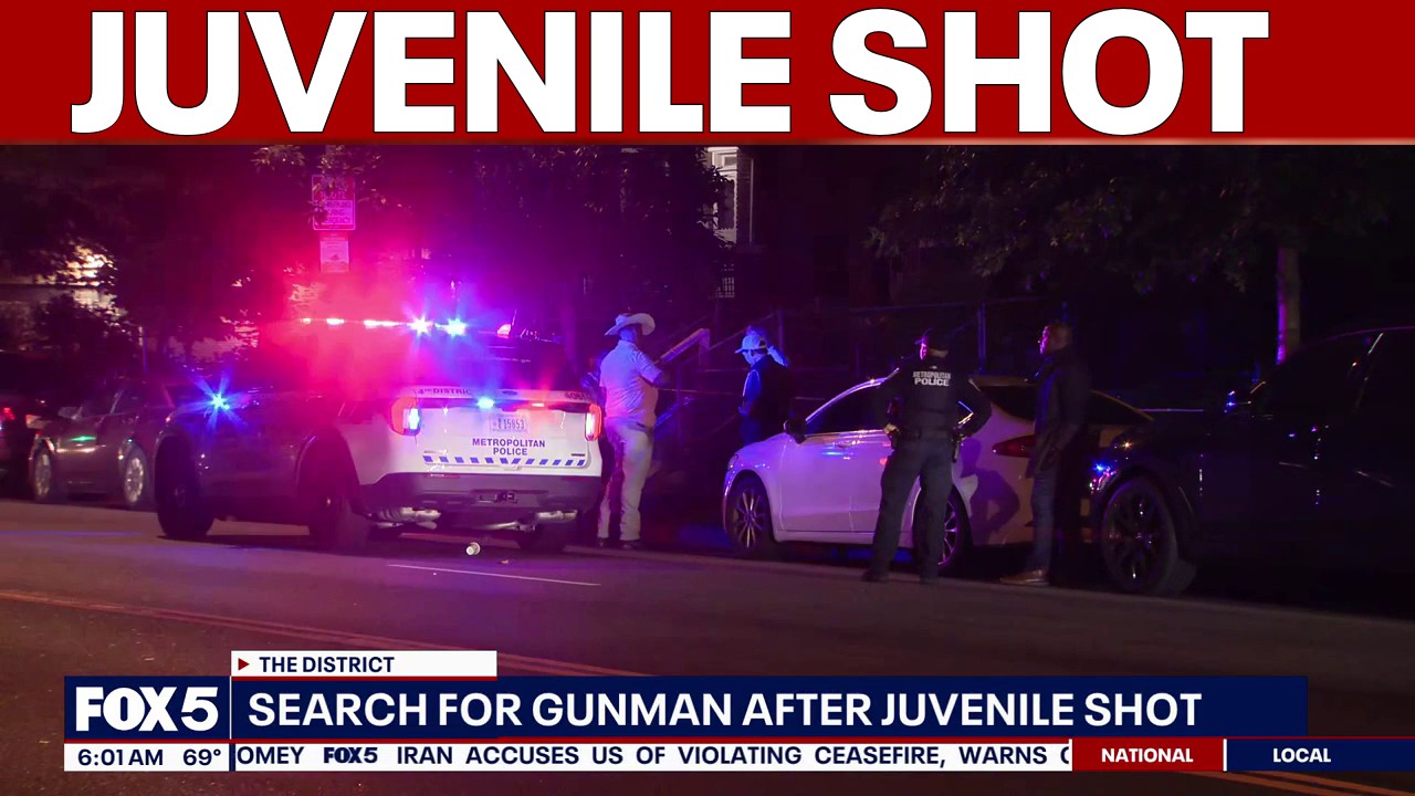 Search underway for gunman after juvenile shot in DC | FOX 5 at 6AM