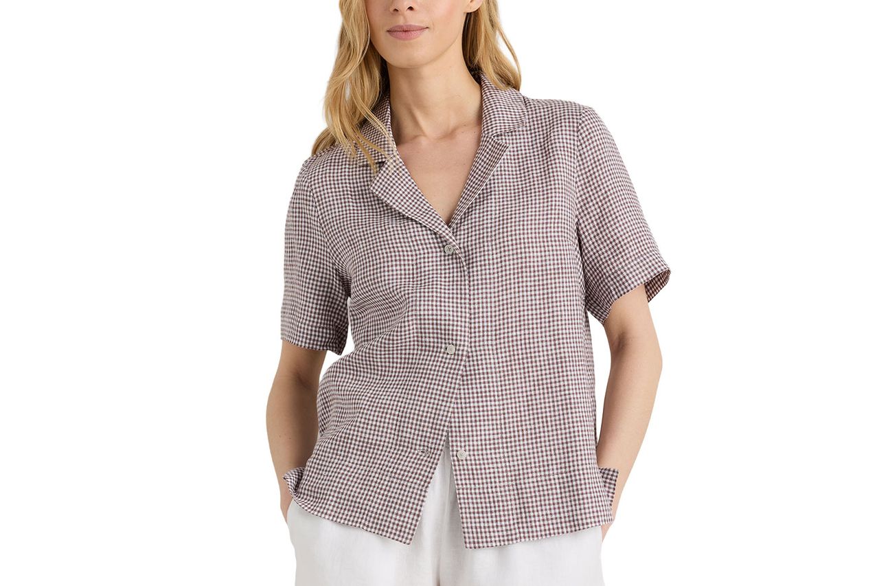 Quince 100% European Linen Short Sleeve Shirt