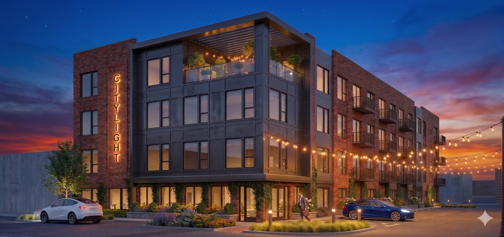 Picture of Downtown Ames readies for 4-story, 39-unit apartment complex
