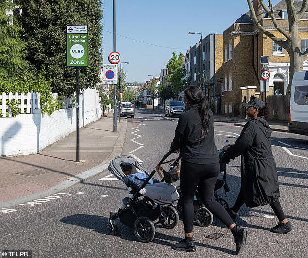 Cars are set to be banned from 200 more roads in London as Sadiq Khan and TfL launch a new scheme to encourage walking in the capital (Stock Photo)