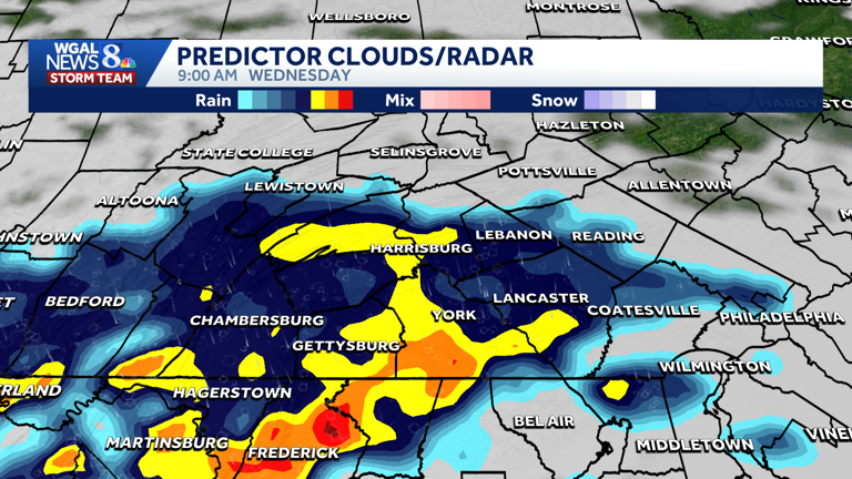 Impact morning: Thunder, heavy rain and ponding possible