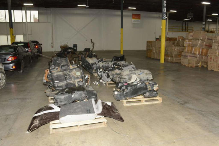 Police find $5.5M in cars from Ontario auto theft ring tied to $20M in ...