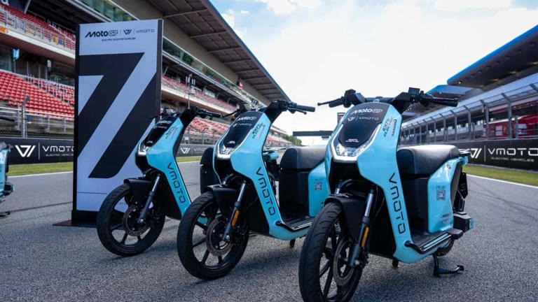 MotoGP and Vmoto just turned actual electric scooters into merch