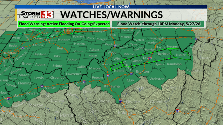 Flash flood threat rises Wednesday with scattered storms