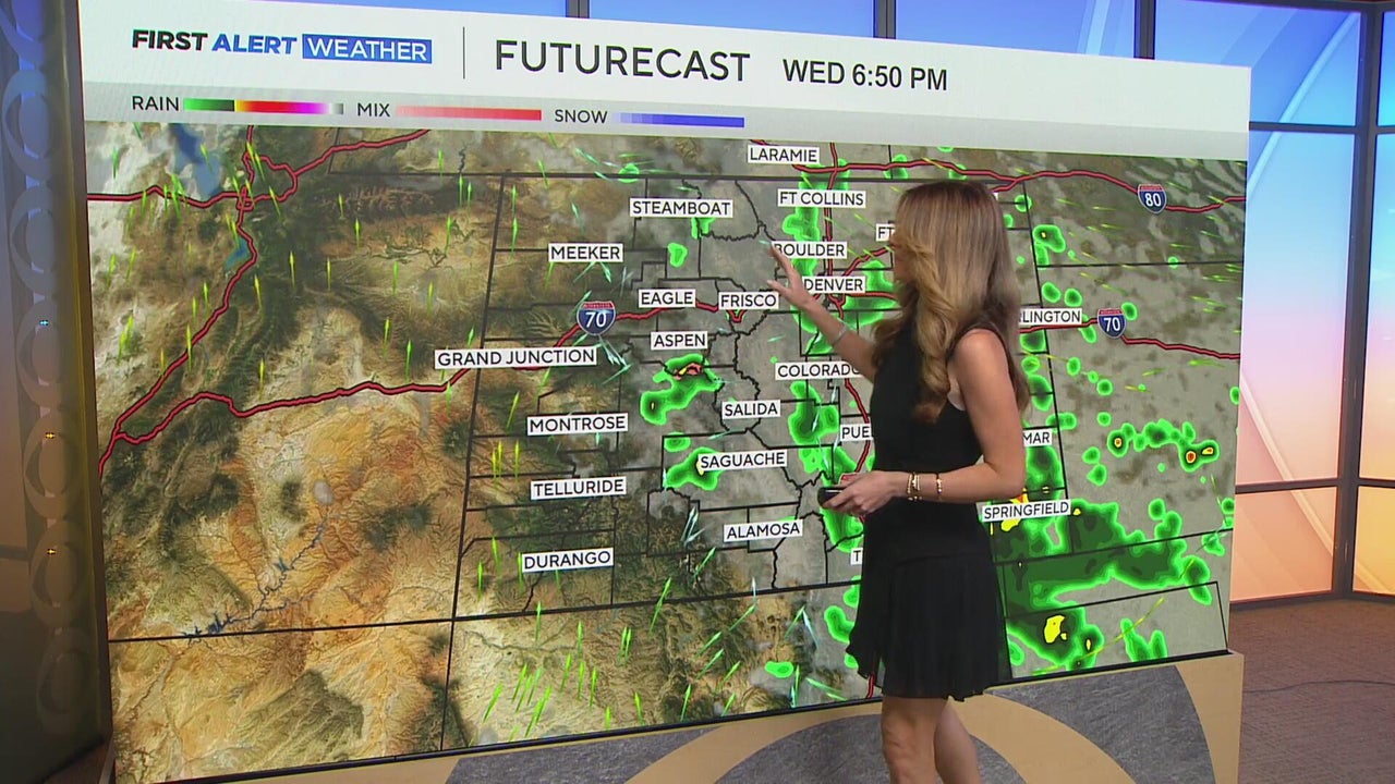 Cooler and cloudy for the Denver metro with rain and storms across ...