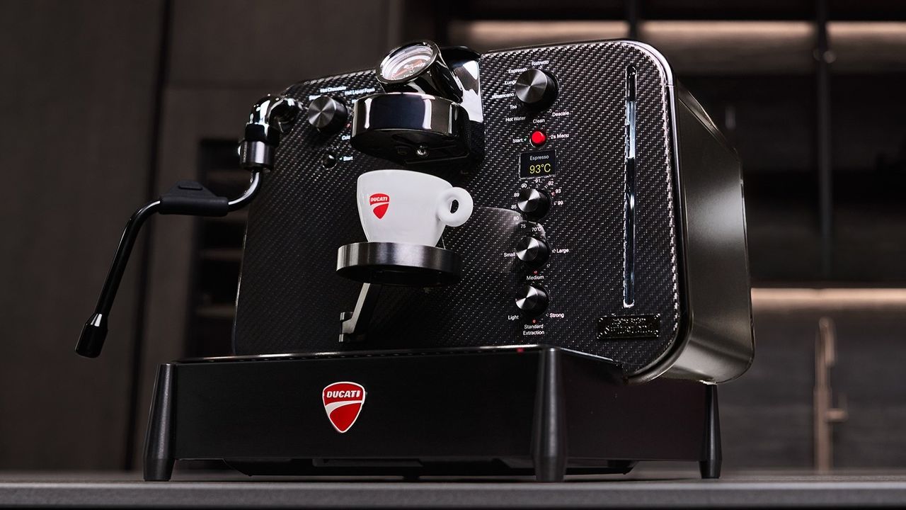 Ducati marks 100th anniversary with a $2,000 Nespresso machine