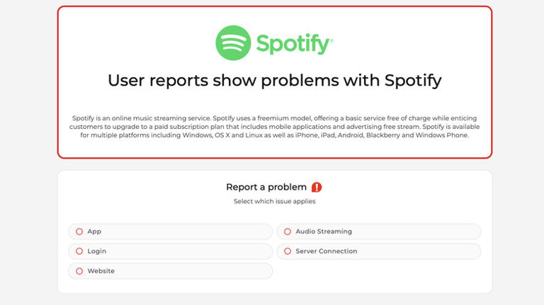 Spotify has recovered from an outage that lasted hours