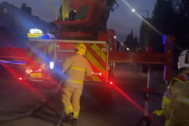 6 fire engines called to blaze as public urged to 'close windows and doors'