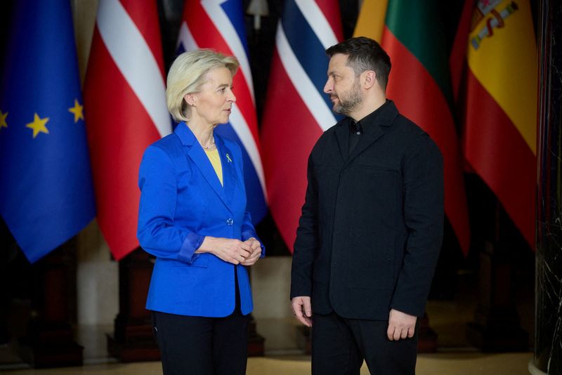 EU's von der Leyen discussed Ukraine's path to EU membership with Zelenskiy