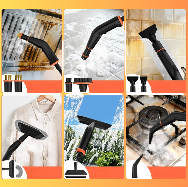 This powerful little steam cleaner blasts through grease, grout and ...