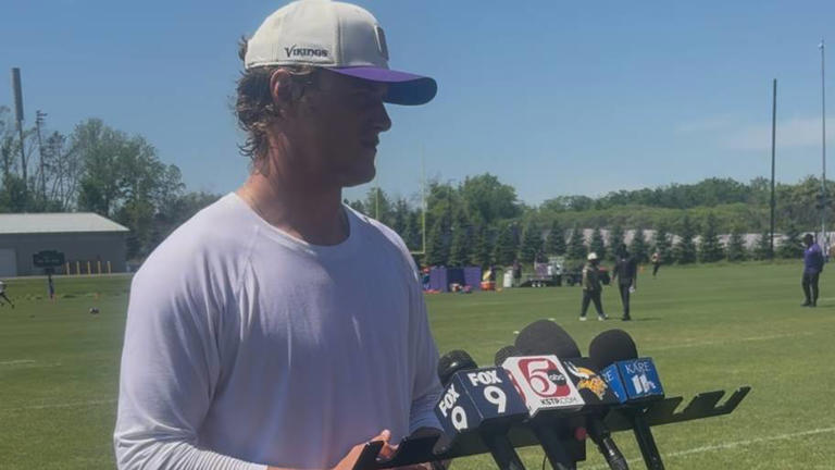 JJ McCarthy doesn't seem thrilled about Vikings' Kyler Murray addition
