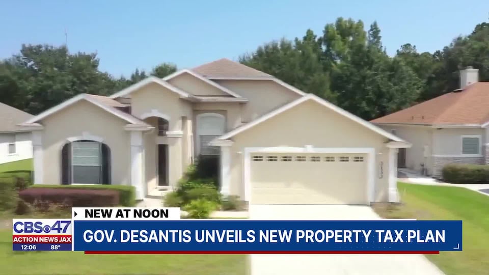 Gov. DeSantis unveils new property tax plan