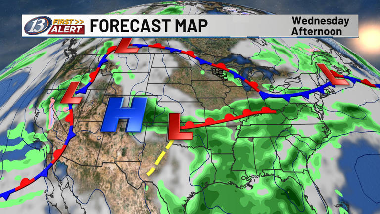 Another isolated storm chance today as our summer-like stretch continues