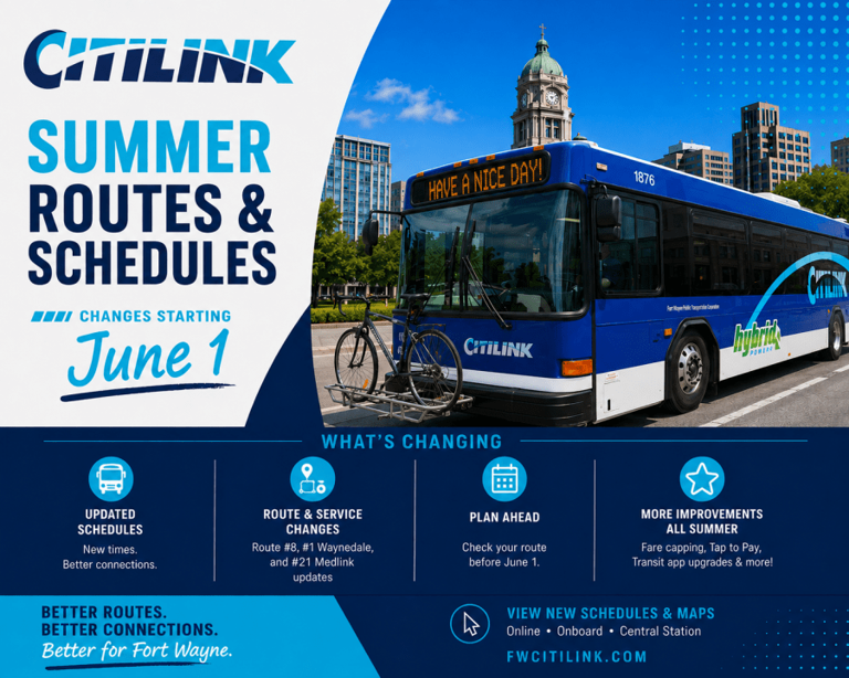 Citilink public transit to make multiple rider improvements starting June 1