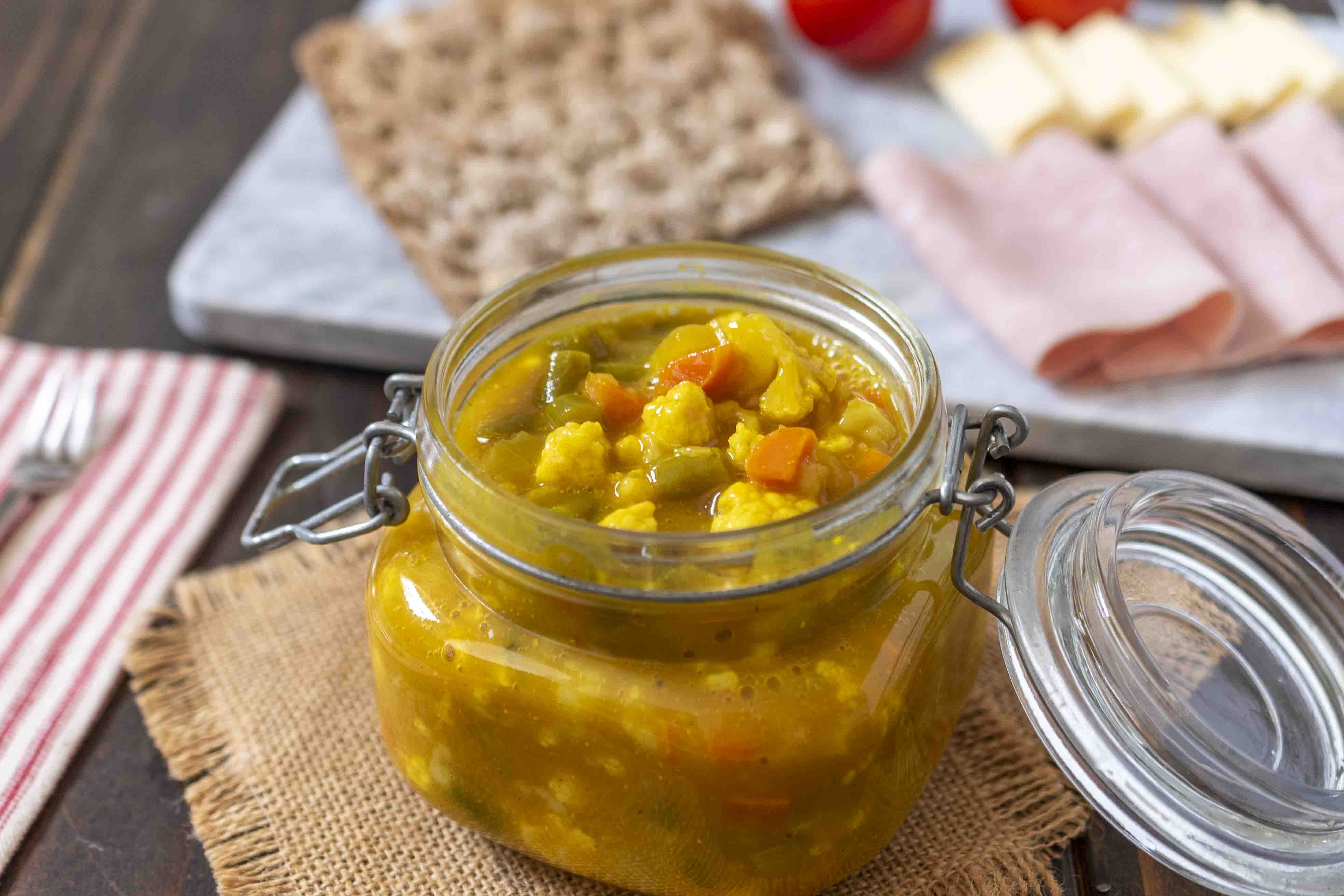 English piccalilli vegetable relish