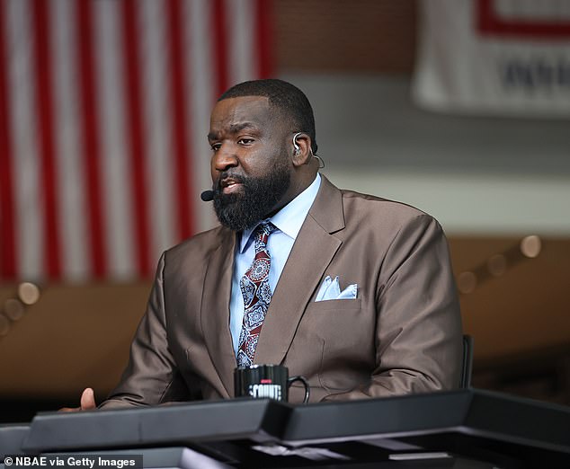 Ex-NBA star and ESPN analyst has to be held back during furious ...