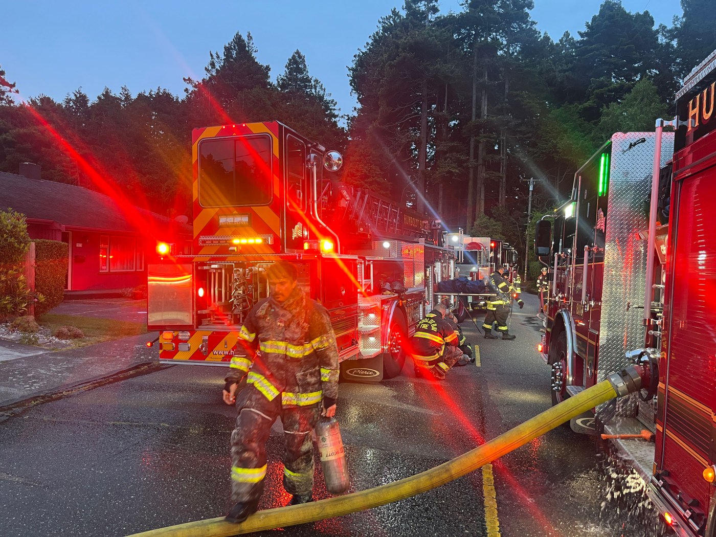 Humboldt Bay Fire crews respond to first-alarm structure fire in Eureka