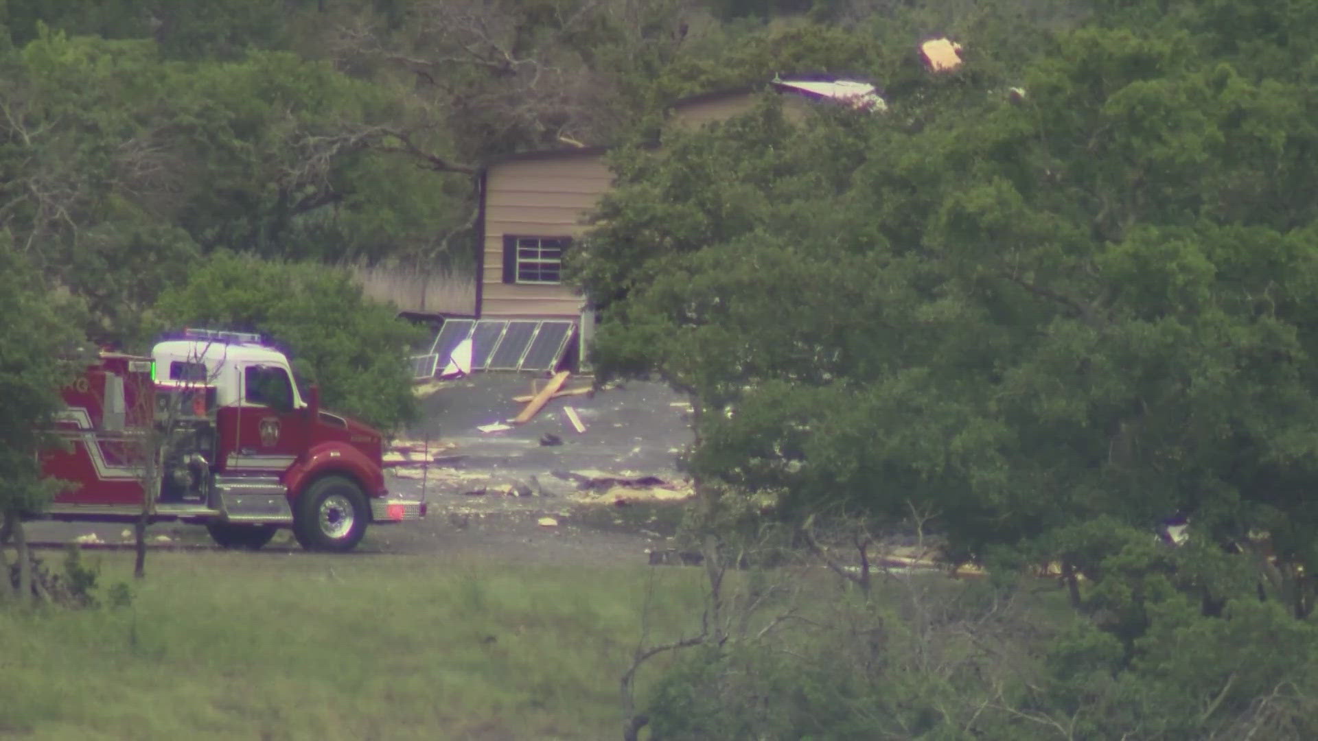 Video shows aftermath of home explosion in Texas Hill County that left ...
