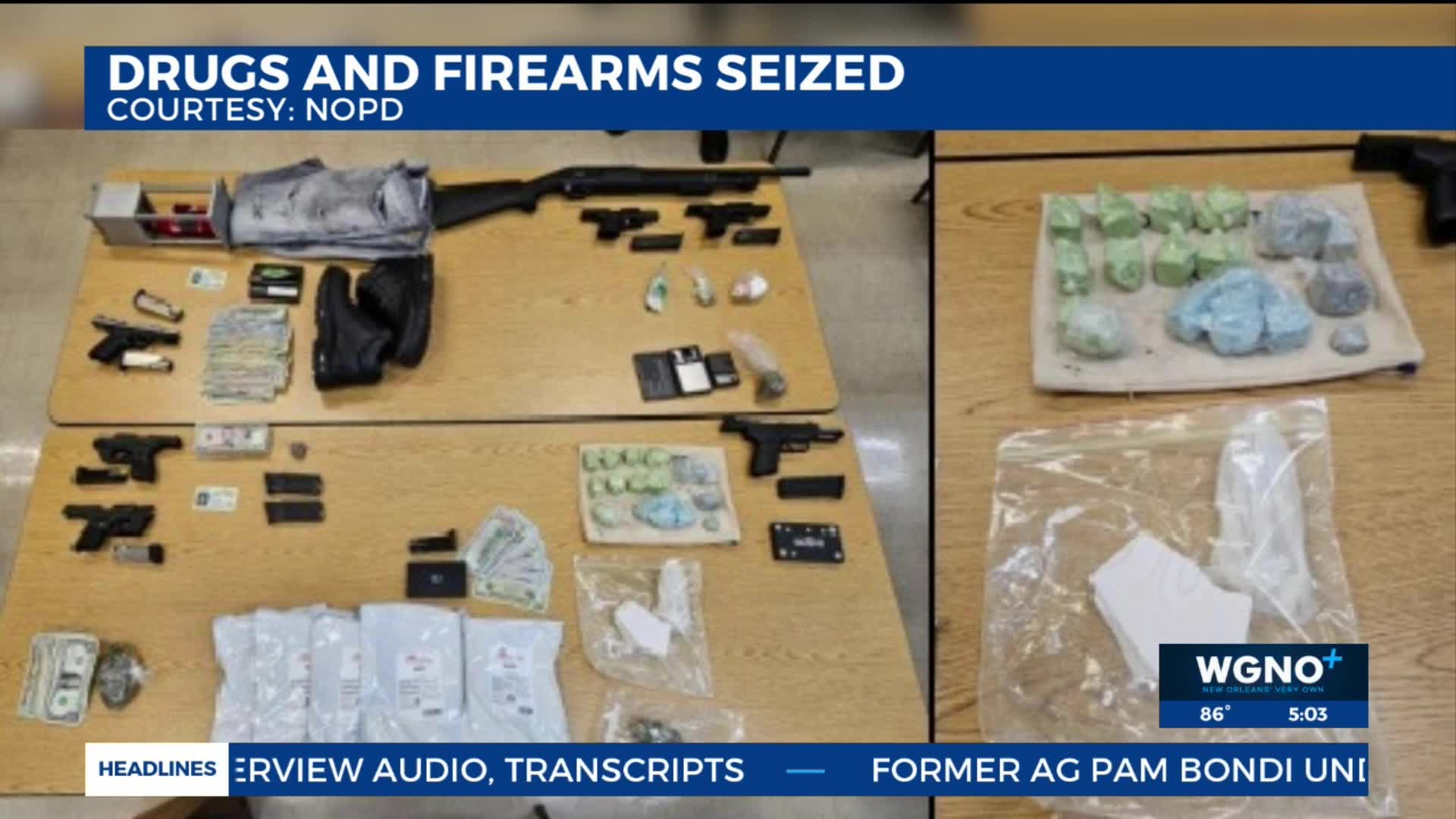 Multi-agency operation leads to four arrests, drug and weapons seizure