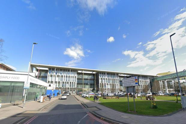 Emergency response at Manchester Hospital after fire alarm activated