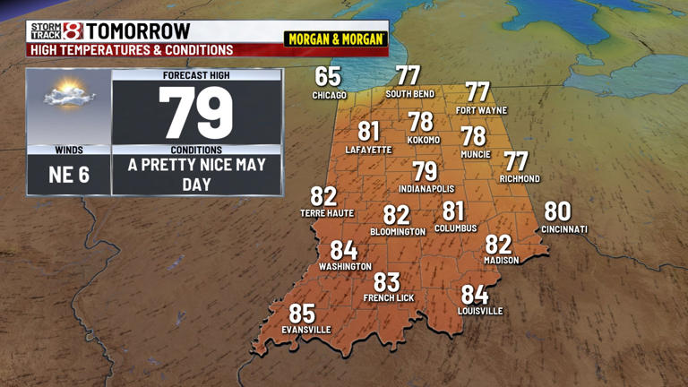 Rain on the way out, dry weather on the way in
