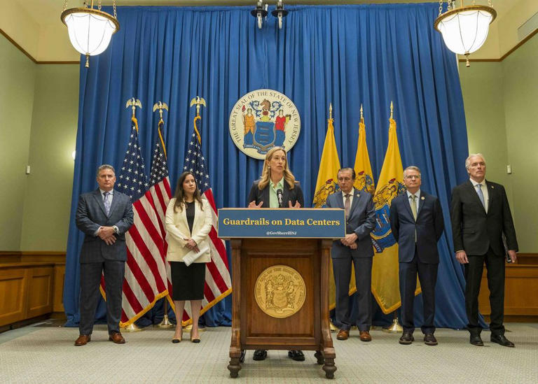 Gov. Sherrill announces plan to place guardrails on NJ data centers