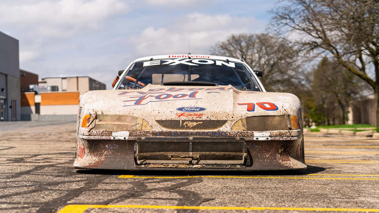 Paul Newman's Ford Mustang race car in photos
