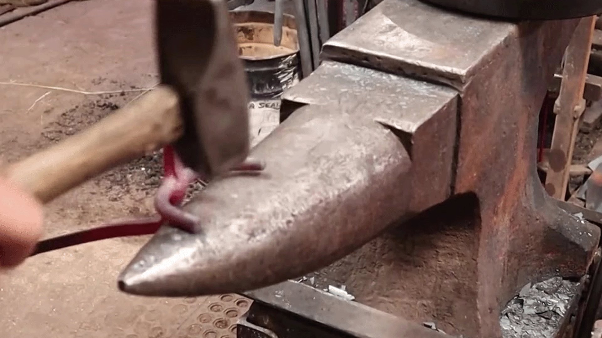 Forging a Dutch oven lid lifter