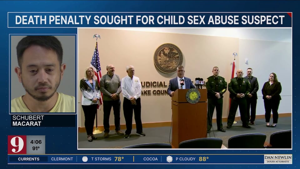 Death penalty sought for Lake County child predator