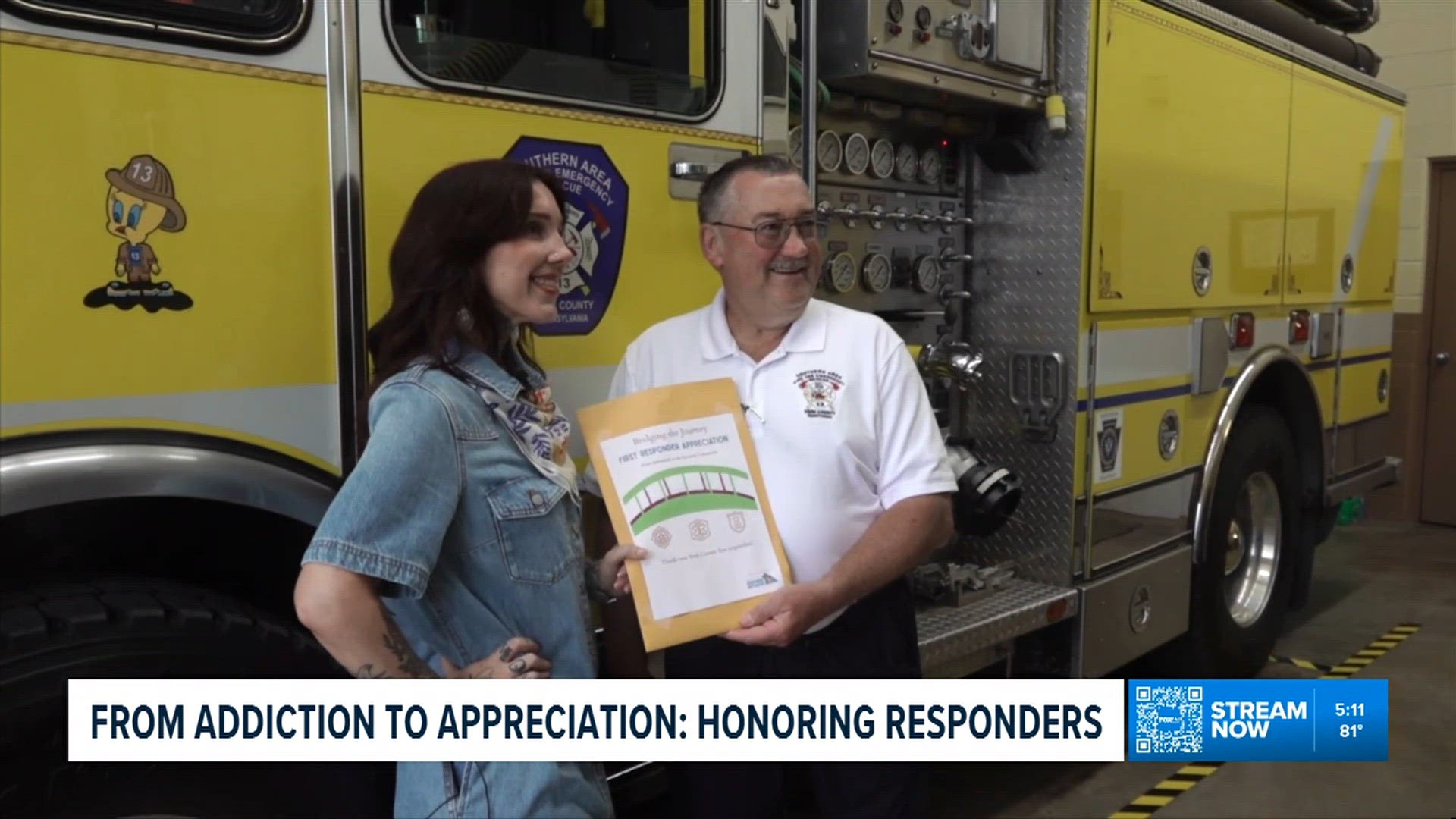 First responders in York County receive gratitude from recovering addicts